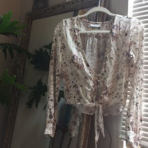 Flynn Skye cropped blouse